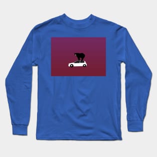 bear and car Long Sleeve T-Shirt